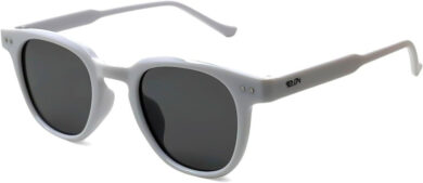Óculos de Sol Blox Branco Premium Unissex Quadrado Versátil Luxuoso Praiano Feminino e Masculino Casual com Proteção Solar + Case Rígida, Flanela, Adesivo Oficial e Certificado Solon Glasses