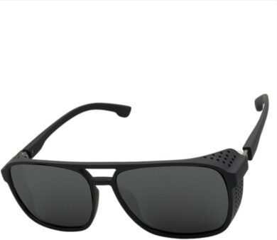 Óculos de Sol Quadrado Steampunk Retrô Vintage Premium Proteção UV400 em Acetato Italiano Estilo Clássico Moderno Unissex Masculino Feminino - Modelo Leblon