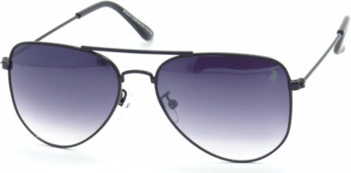 Óculos de Sol Aviador Clássico Unissex Polo London Club, Armação em Metal Aço Inoxidável (Stainless Steel)