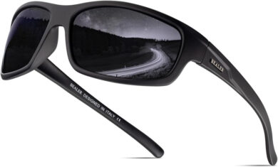 Óculos de Sol Esportivos Polarizados BEALER para Homens, Leves Armação TR90, Óculos para Dirigir, Ciclismo e Pesca, Proteção UV