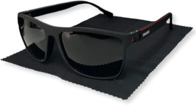 Óculos de Sol Quadrado Clássico Masculino e Feminino, Polarizados, Proteção UV400 Premium