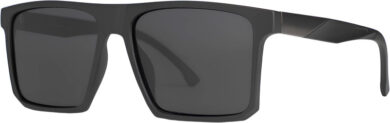Óculos de Sol Preto Polarizado Quadrado Masculino UV400 Village Heaven 6289